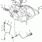 VMAX 500 XTC-VX500/VX600XTCB Топливный бак