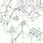 SRX700SB/SRX700PB/SRX700B Выхлопная система