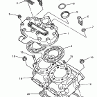 VMAX 500 XT-VX600XTB/VX500XTB Головка цилиндра