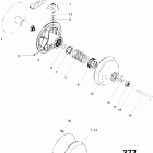 Touring E LT 05- drive pulley e lt