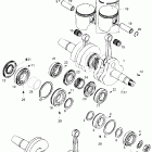 Mach 1 01- crankshaft and pistons 670