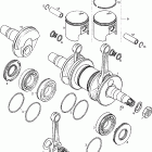 Skandic 500 01- crankshaft and pistons 503