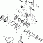 MX Z 670 Коленвал и поршни