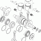 Formula S Коленвал и поршни