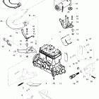 Grand Touring 580 01- engine and engine support 580