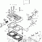 Grand Touring 670SE 01- cylinder and exhaust manifold 670se