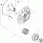 Skandic Wide Track Ведомый шкив