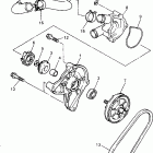 VMAX 500 XTC (ELEC START)-VX500XTCEA/VX600XTCEA Водяной насос
