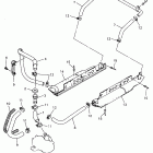 V-Max 500XTC Радиатор и Патрубки