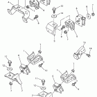 VMAX VX 700 SXA Engine bracket (for vx700)