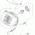 VMAX 500 XTC (ELEC START)-VX500XTCEA/VX600XTCEA Фара
