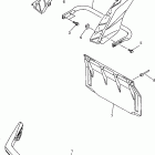 VMAX 500 XTC (ELEC START)-VX500XTCEA/VX600XTCEA Бампер, Багажник. Брызговик