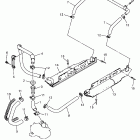 VMAX VX 700 SXA Radiator hose (for vx600)