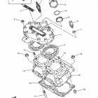 V-Max 500XTC Головка цилиндра