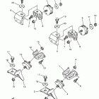 V-Max 500-XTA Крепление двигателя