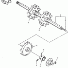 VMAX 500 XTC (ELEC START)-VX500XTCEA/VX600XTCEA Привод трака 1