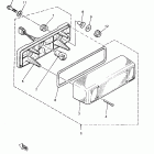 V-Max 500XTC Фонарь задний