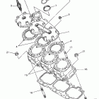 VMAX VX 700 SXA Cylinder head (for vx700)