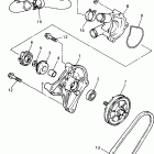 VMAX 600 XTC (REVERSE)-VX600XTCRA/VX500 Водяной насос