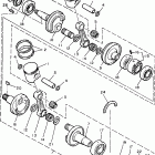 VENTURE-VT480TRA Коленчатый вал и Поршень