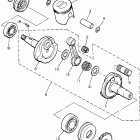 BR250TA Коленчатый вал и Поршень