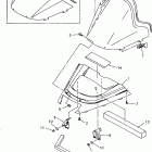 VMAX 500 XTC (ELEC START)-VX500XTCEA/VX600XTCEA Стекло ветровое