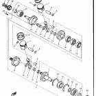 VMAX VX 700 SXA Crankshaft piston (for vx600)