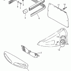 Vmax 600 Deluxe Бампер, Багажник. Брызговик