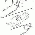 VMAX 600 LE (ELEC START)-XV 600E Трос управления