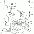 V-Max 500 Топливный бак