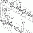 PHAZER-PZ480EW Коленчатый вал и Поршень