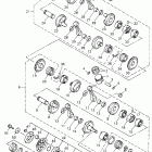 VMAX 800-VX 800 Коленчатый вал и Поршень