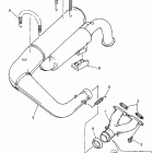 V-Max 500XTW Выхлопная система