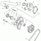 VMAX 600-VX 600 Водяной насос