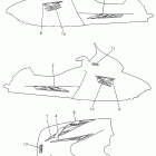 VMAX 600-VX 600 Наклейки