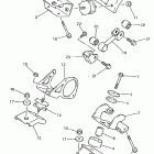 Vmax 600 Deluxe Крепление двигателя