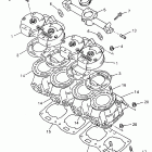 VMAX 800-VX 800 Головка цилиндра