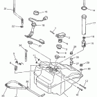 V-Max 500XTW Топливный бак