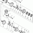 V-Max 500XTW Коленчатый вал и Поршень
