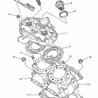 V-Max 500XTW Головка цилиндра