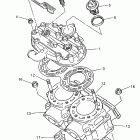 VMAX 600-VX 600 Головка цилиндра