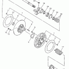 VMAX 600-VX 600 Вторичный вал