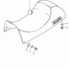 V-Max 500XTW Сидение