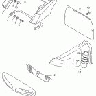 VMAX 600-VX 600 Бампер, Багажник. Брызговик