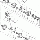 VMAX-VX600STV/VX600DXV/VX600EV/VX600V Коленчатый вал и Поршень