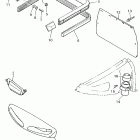 VMAX-VX 800ST Бампер, Багажник. Брызговик