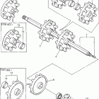 VMAX-VX500V/VX500EV/VX500DXV Привод трака 1