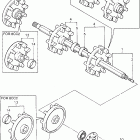 VMAX-VX600STV/VX600DXV/VX600EV/VX600V Привод трака 1