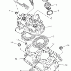 VMAX-VX500V/VX500EV/VX500DXV Головка цилиндра