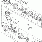 PHAZER-PZ 480ST Коленчатый вал и Поршень